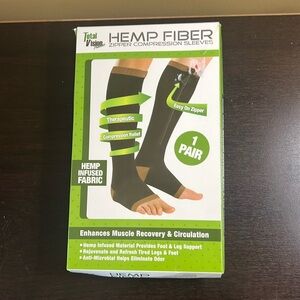 Compression Socks Hemp fiber Zipper Small
